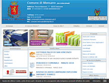 Tablet Screenshot of comune.monsano.an.it